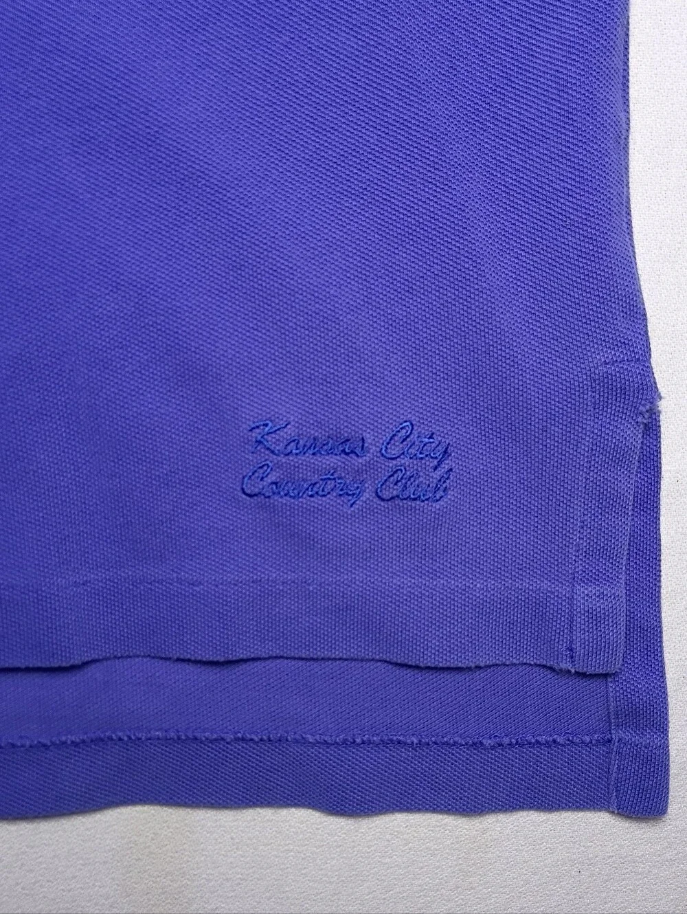 Vintage Polo Golf Ralph Lauren Mens Cotton Knit Polo Shirt XL Purple